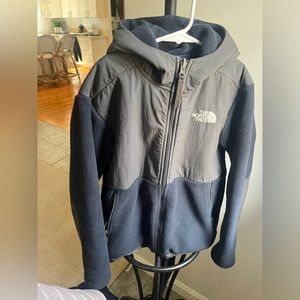 Boys North Face Fleece Jacket with Hood